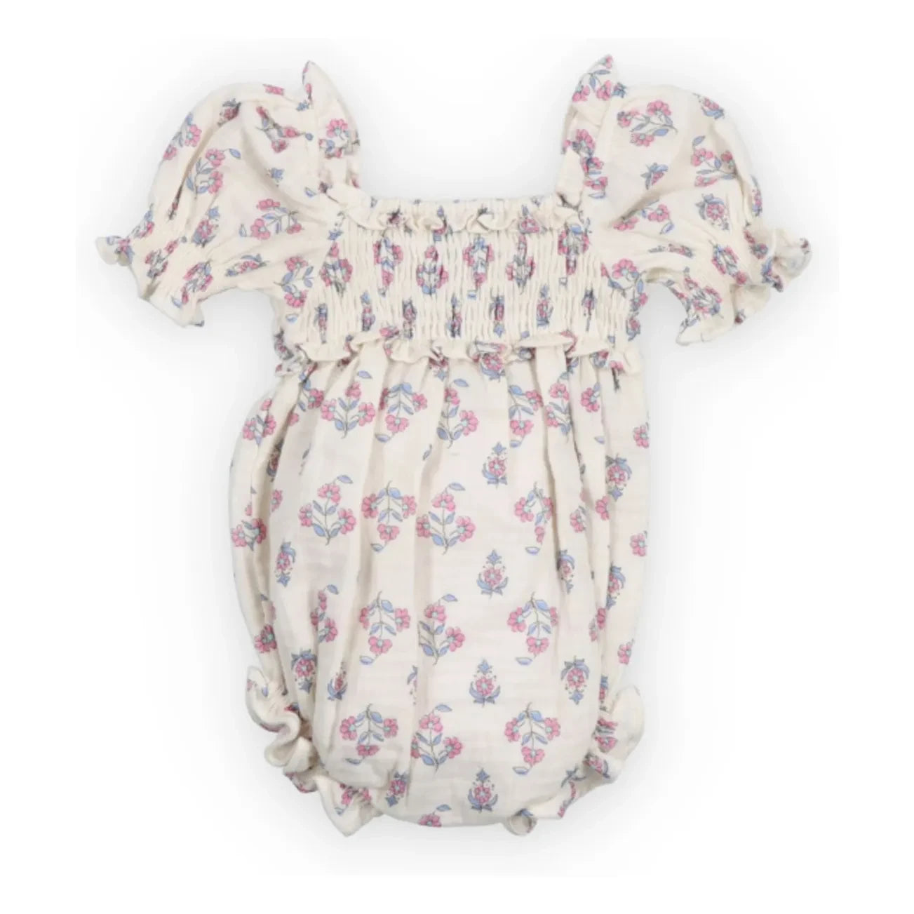 the new society - Clavel Fleurie romper | Ecru