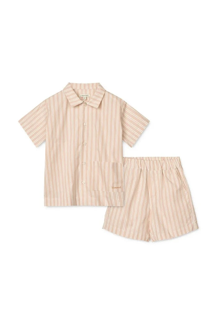 Детски памучен комплект Liewood Leona Stripe Set
