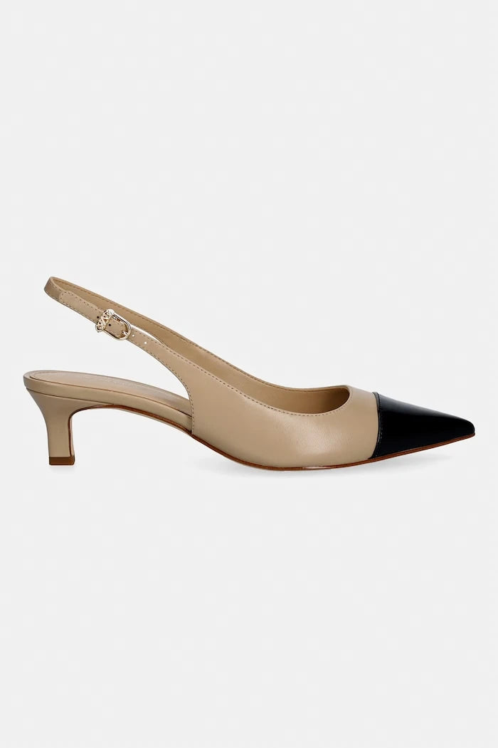 Обувки с тънък ток MICHAEL Michael Kors Amara Toe Cap Sling Pump