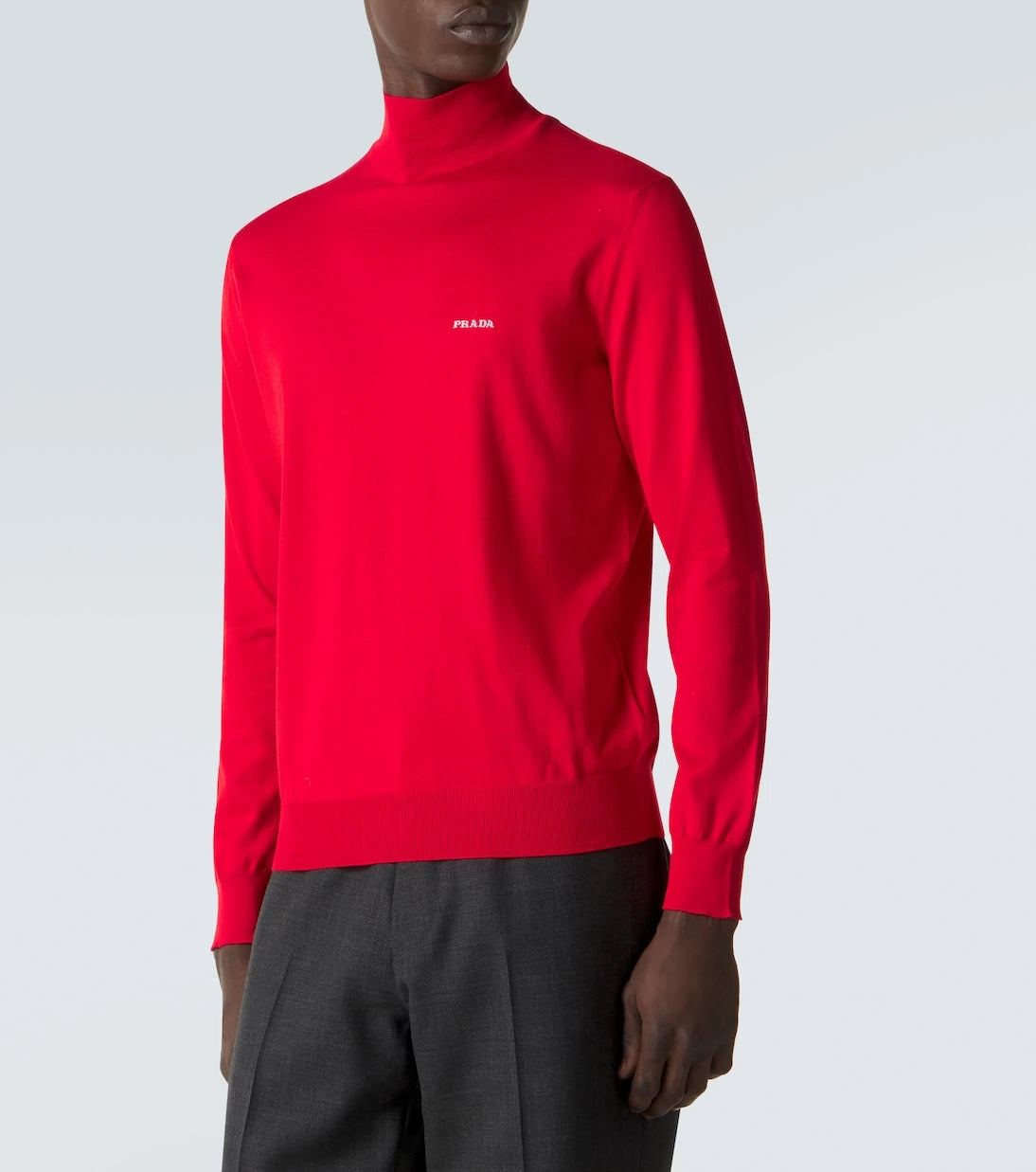 Prada - Cotton turtleneck sweater