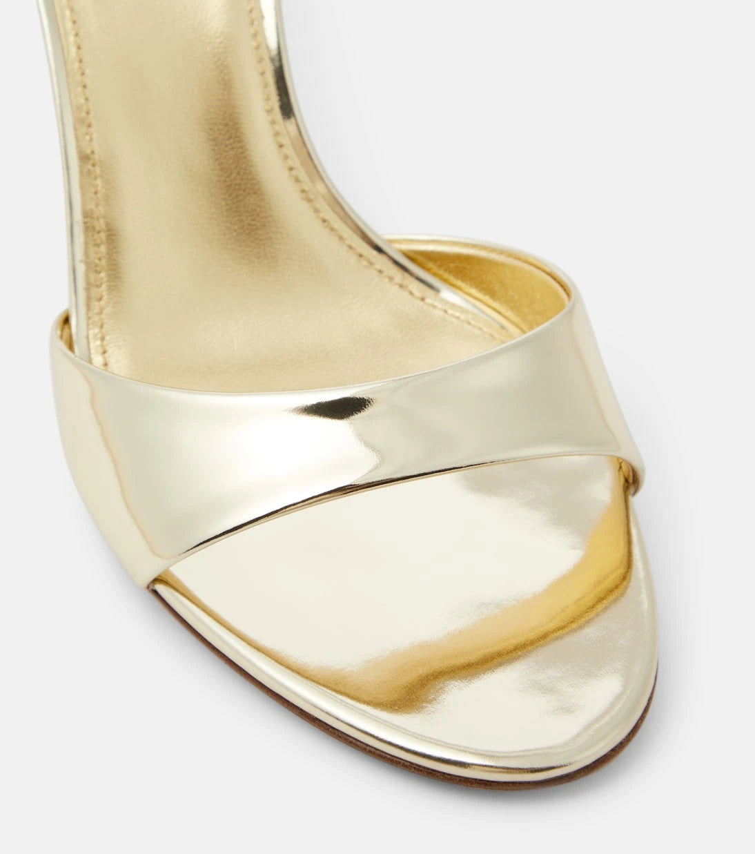 Paris Texas - Lidia metallic leather mules