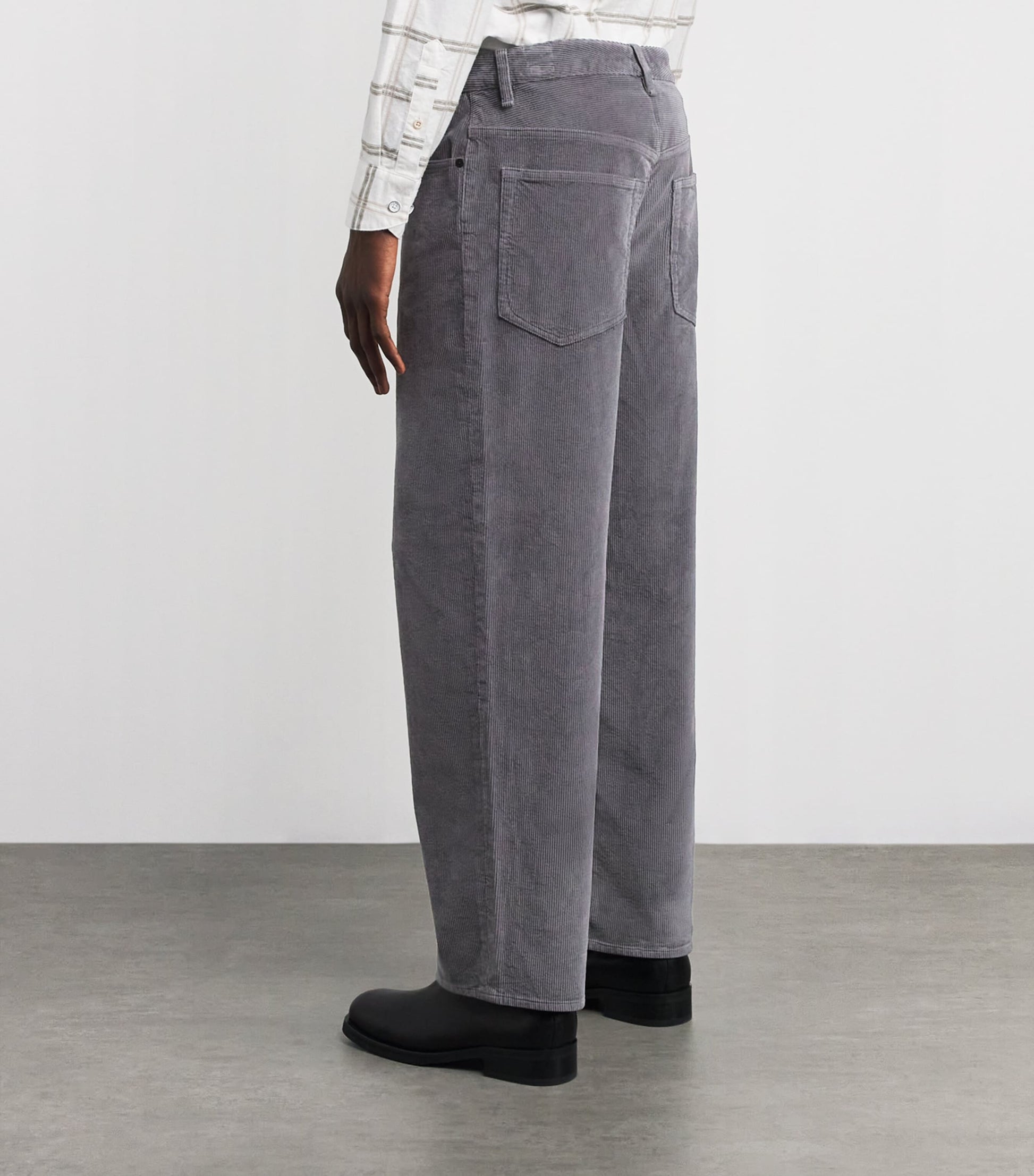 Cotton-Blend Corduroy rbBAGGY Trousers