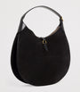 Medium Suede ID Shoulder Bag