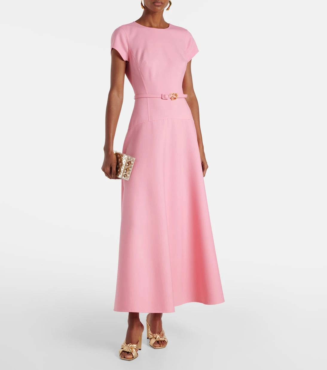 Oscar de la Renta - Wool-blend midi dress