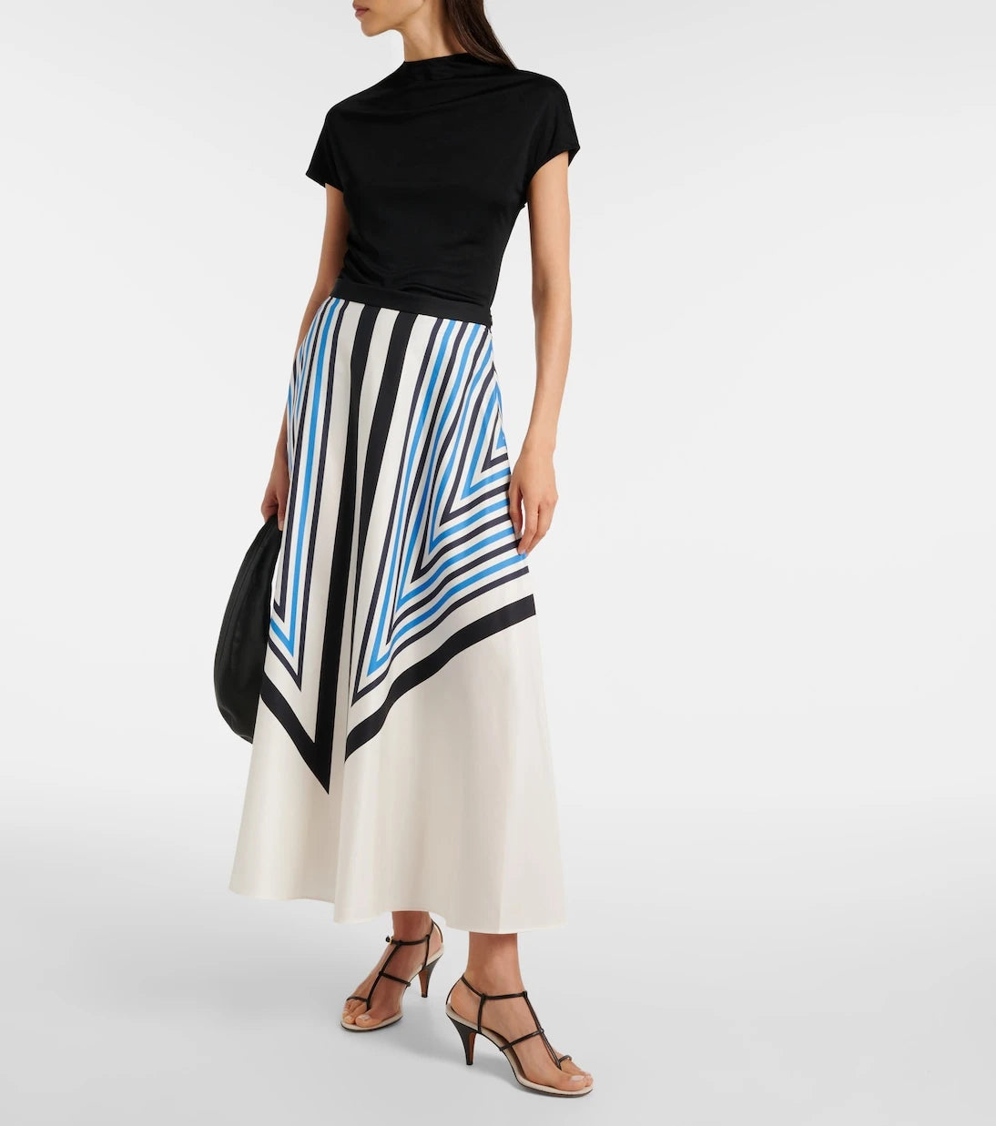 Joseph - Cretto silk and cotton maxi skirt