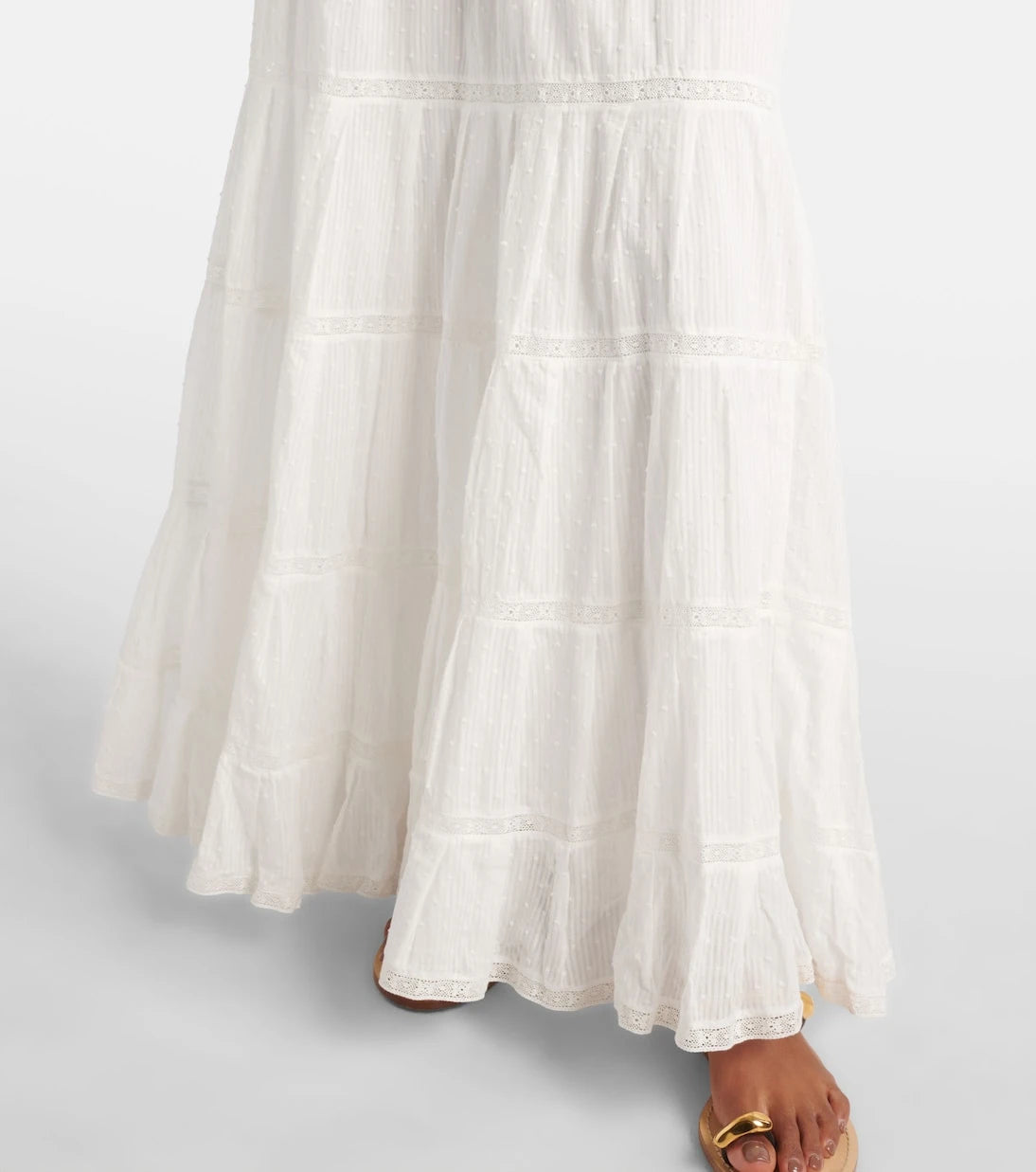 Poupette St Barth - Striped cotton maxi dress