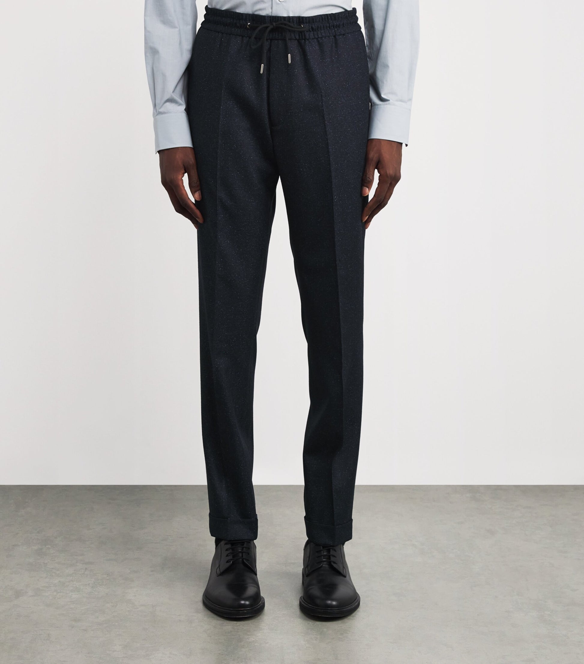 Wool Drawstring Trousers