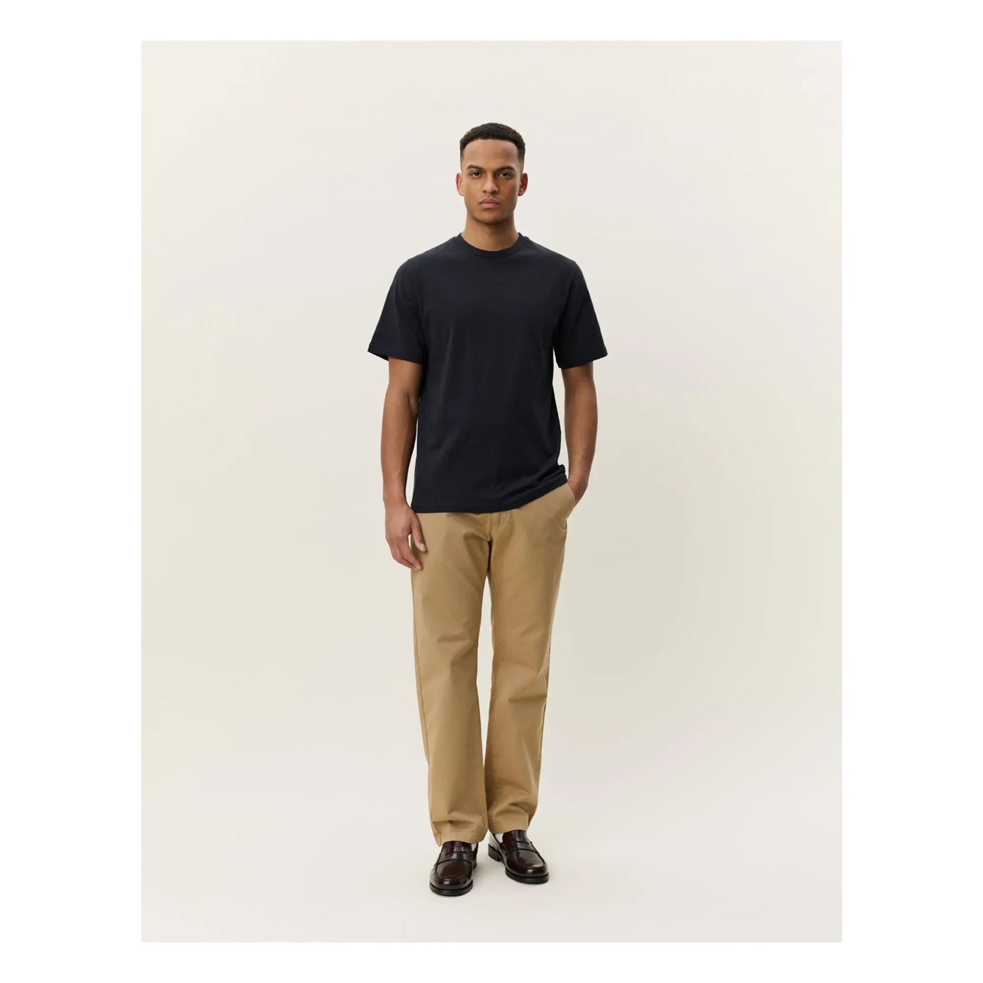Les Deux - Plant T-shirt | Blue black
