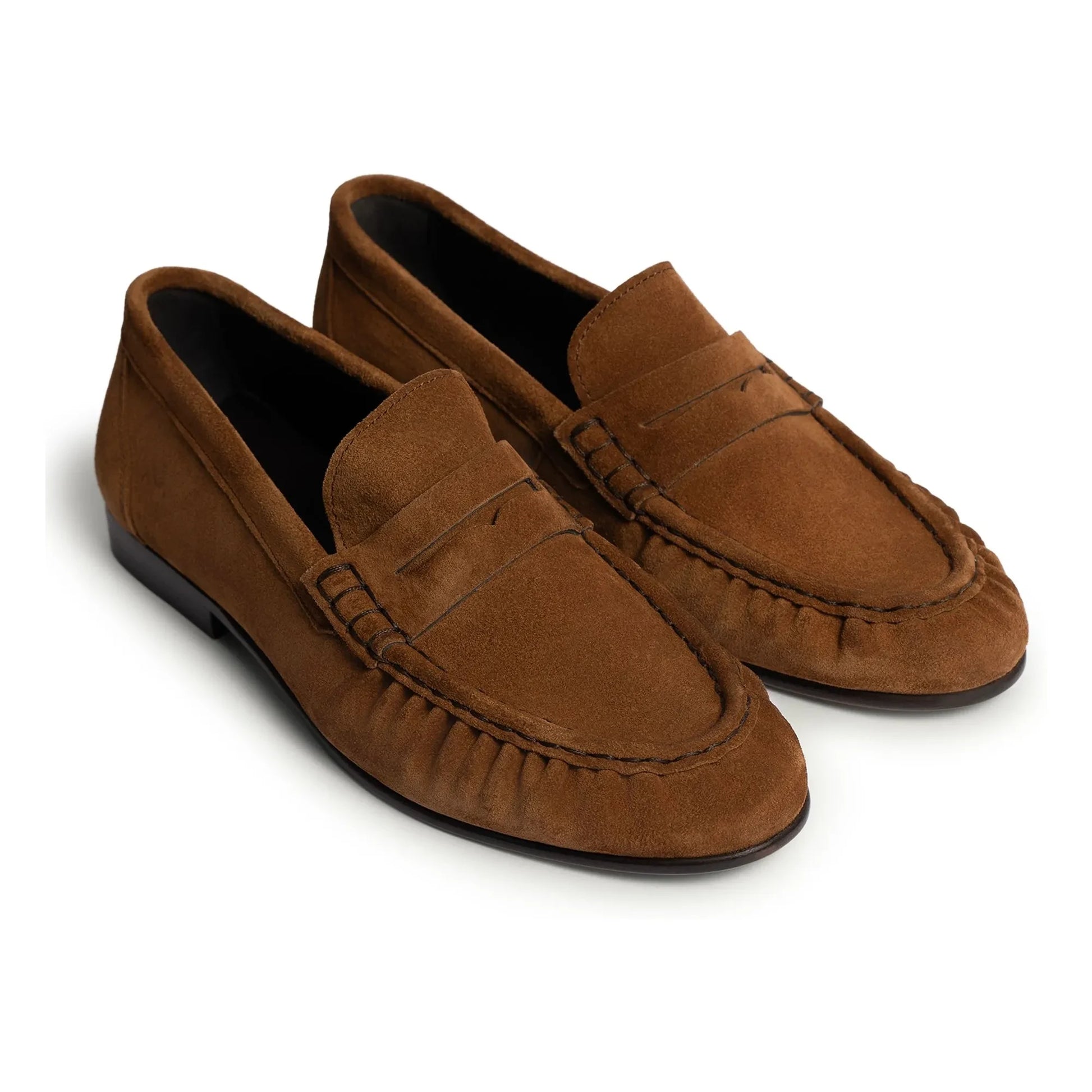 Posa - Suede loafers | Cognac