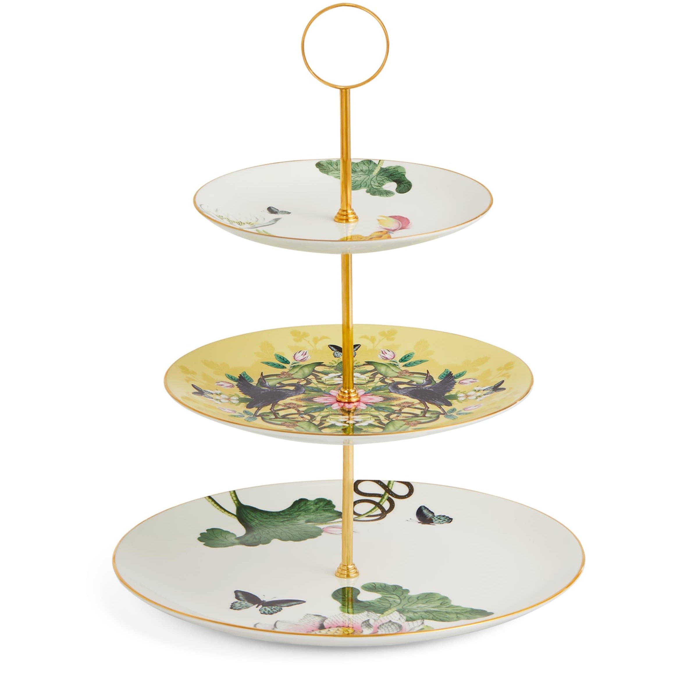 Wonderlust Waterlily 3-Tier Cake Stand