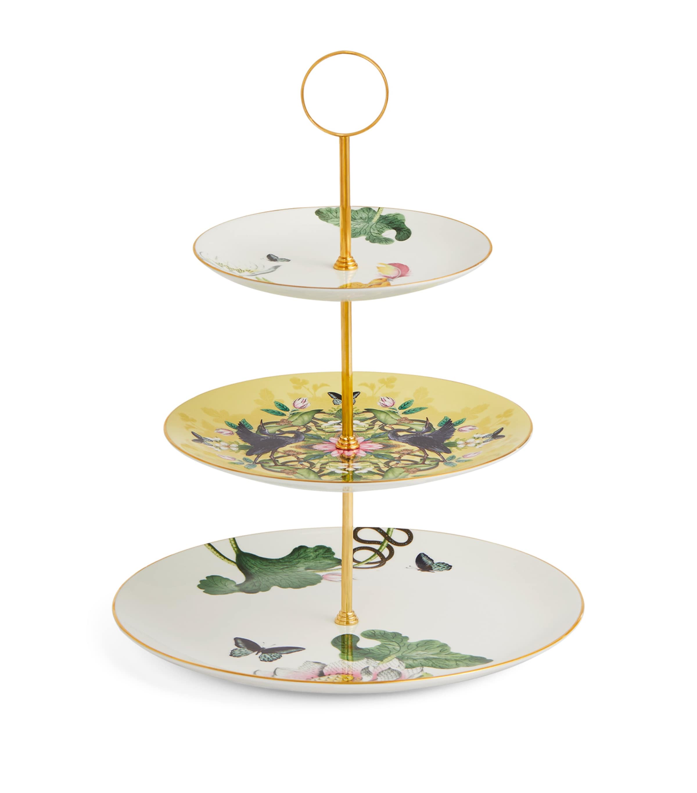 Wonderlust Waterlily 3-Tier Cake Stand
