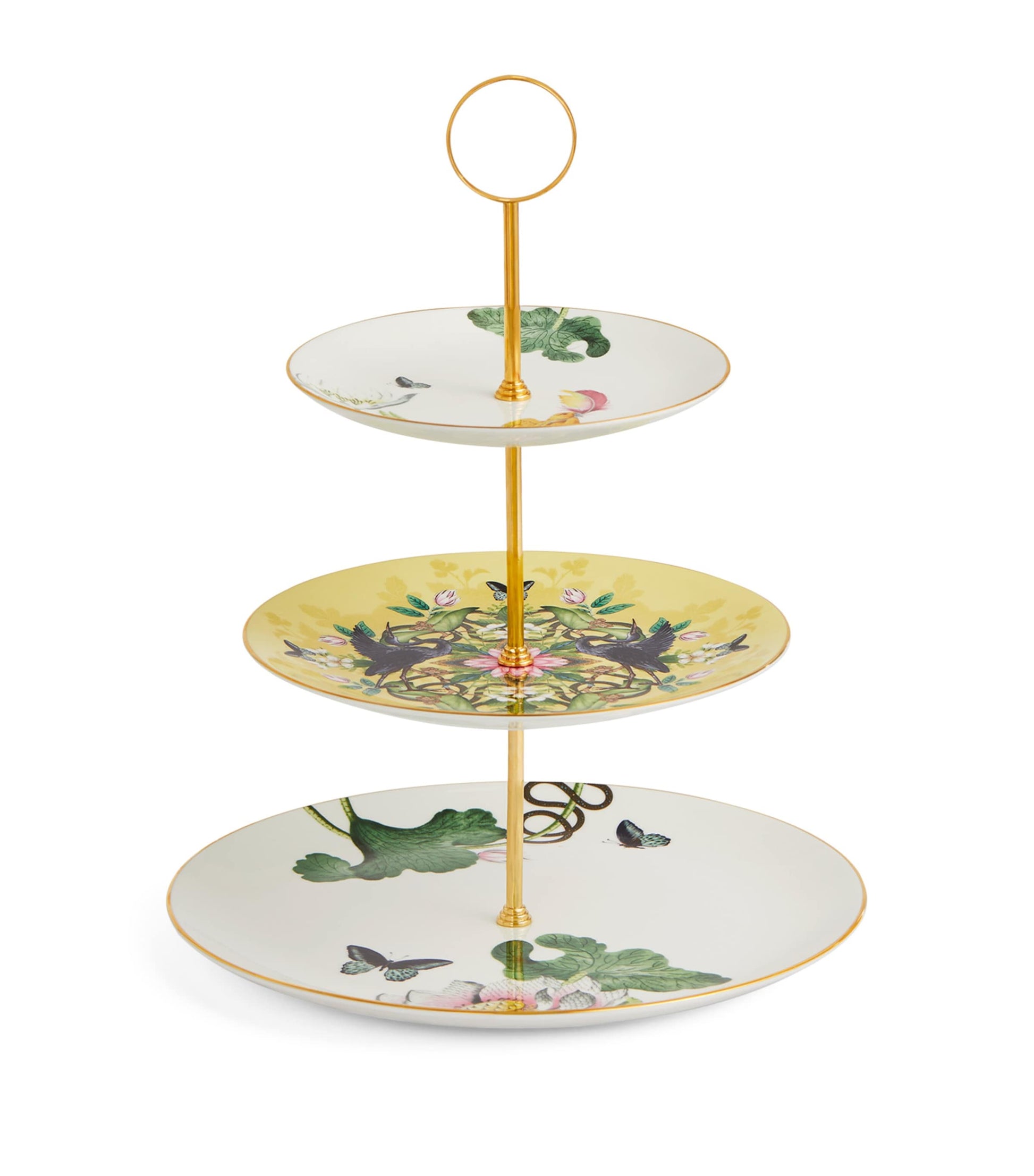 Wonderlust Waterlily 3-Tier Cake Stand