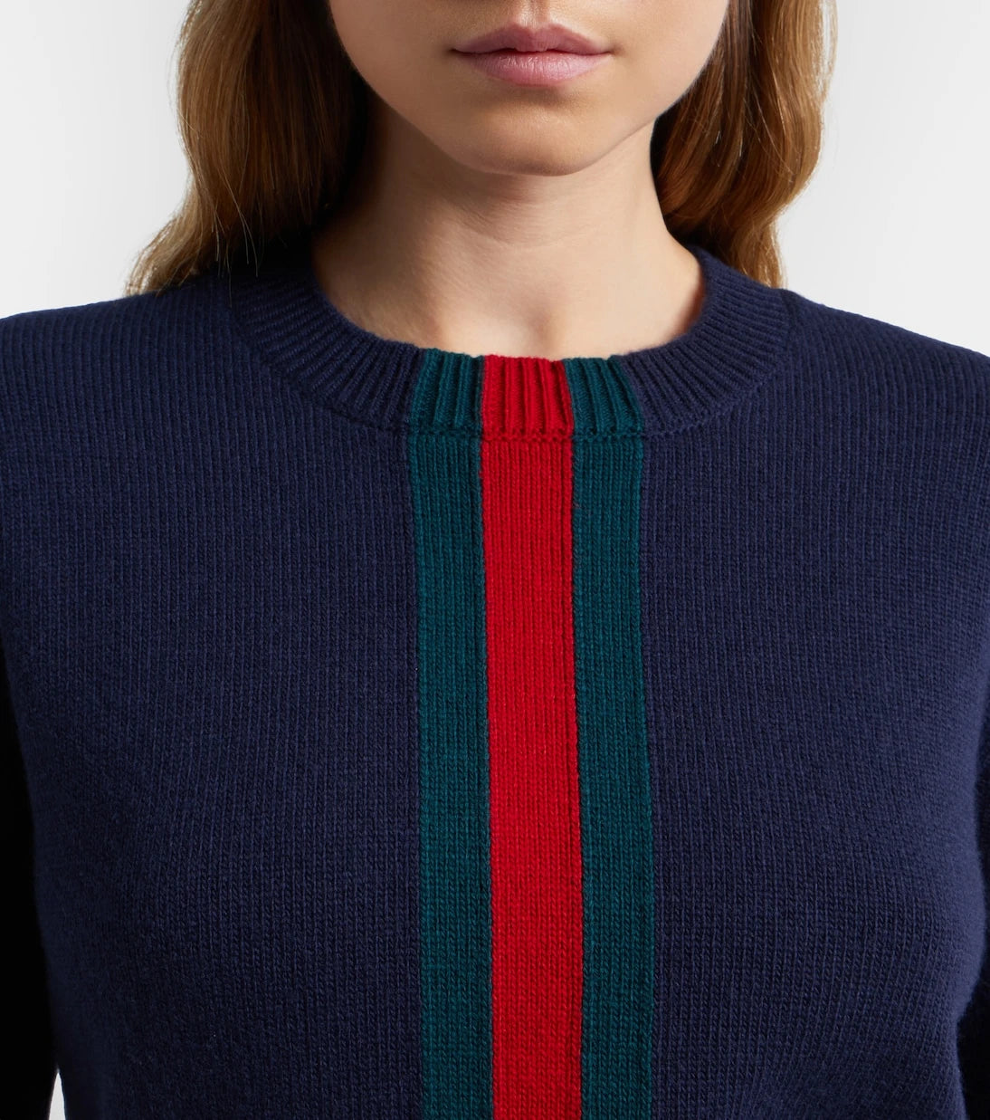 Gucci - Web Stripe wool sweater