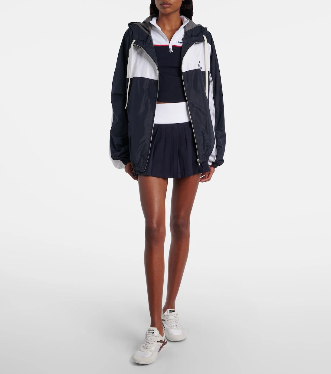 Miu Miu - x New Balance poplin track jacket