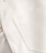 Max Mara White Cotton-Blend Jersey Trousers