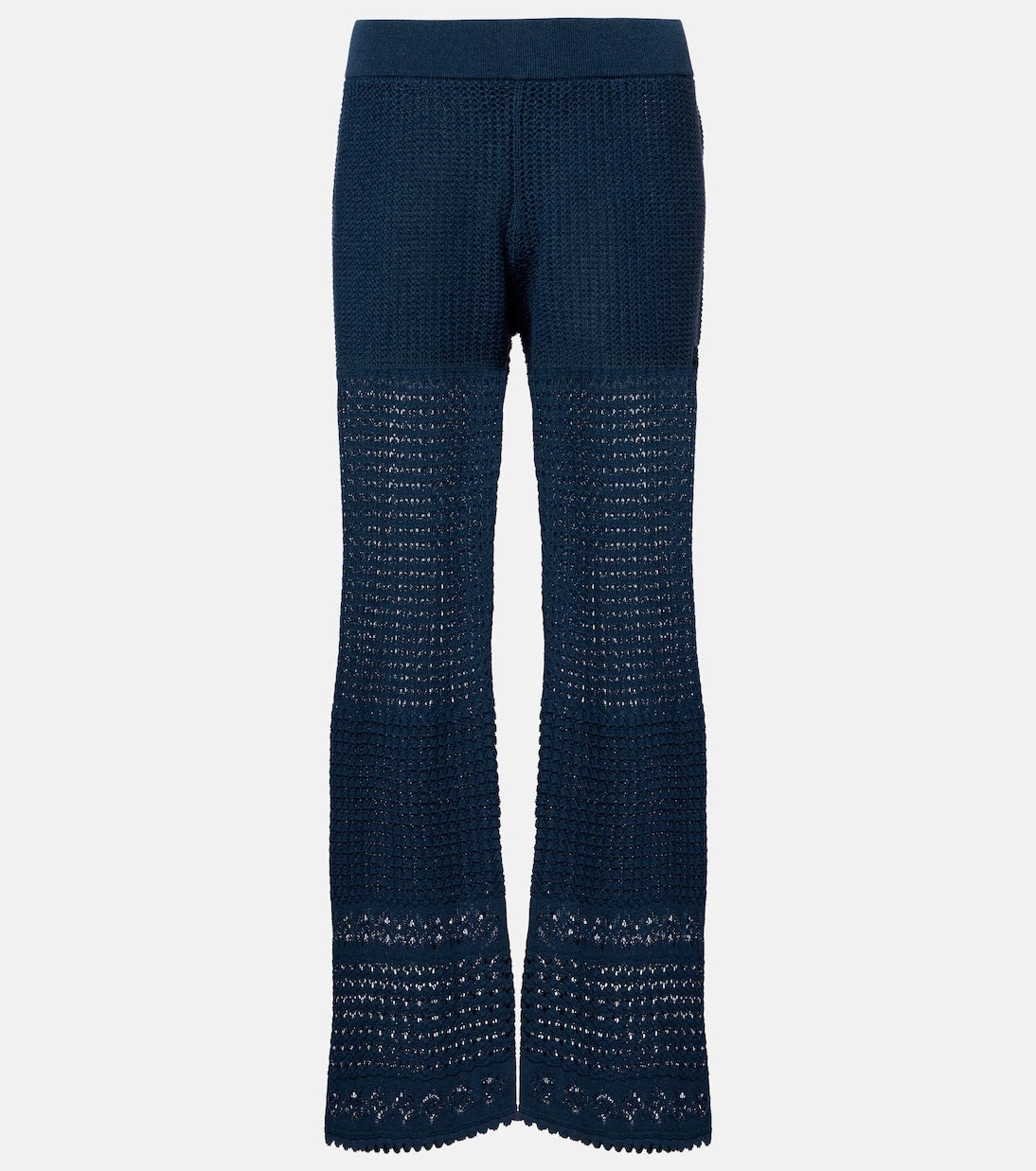 Eres - Emblème open-knit straight pants