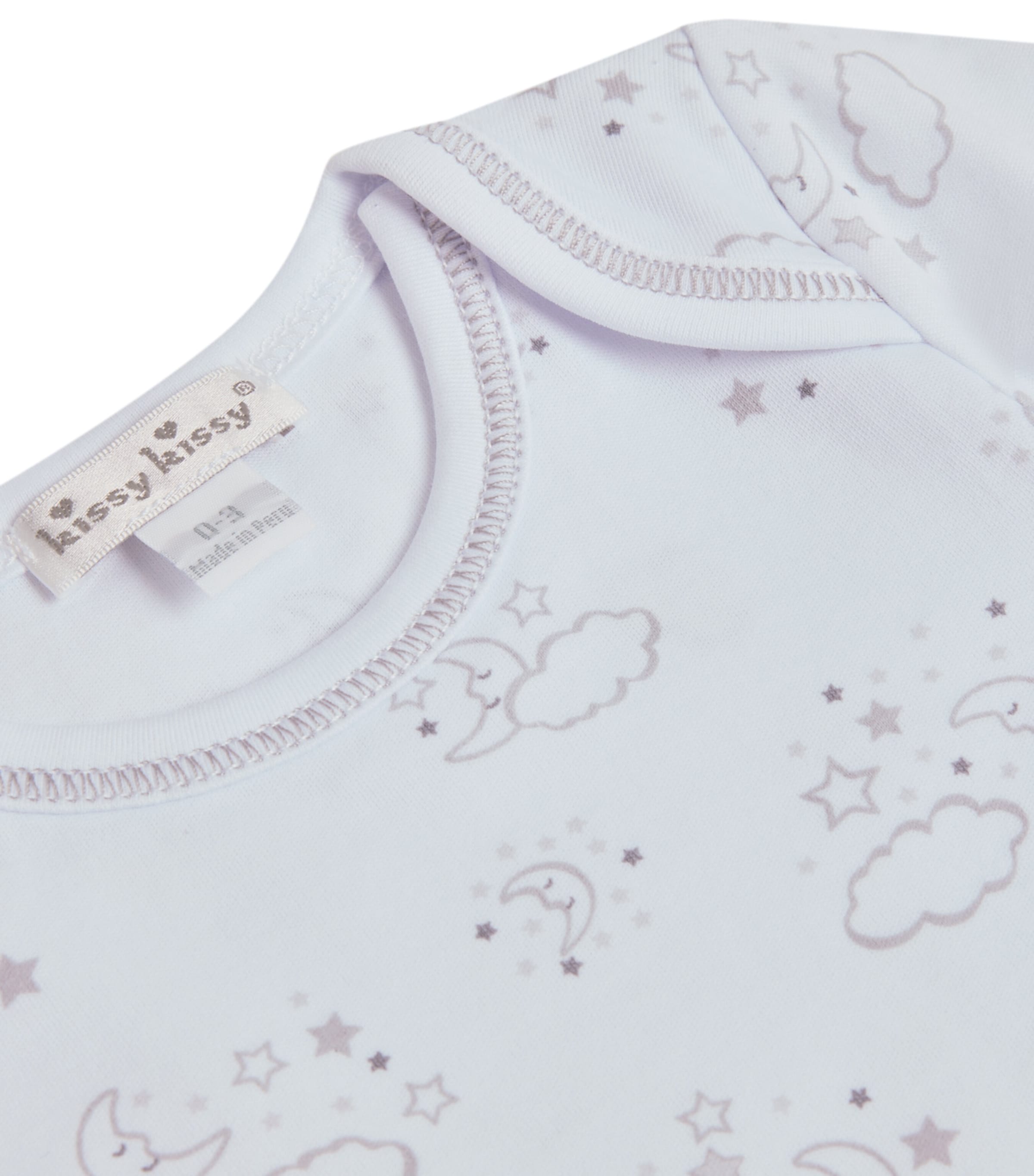 Pima Cotton Cheerful Good Night Pyjama Set (Newborn - 6 Months)