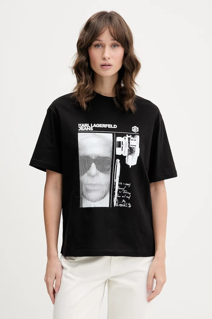 Karl Lagerfeld Jeans тениска женска памучна