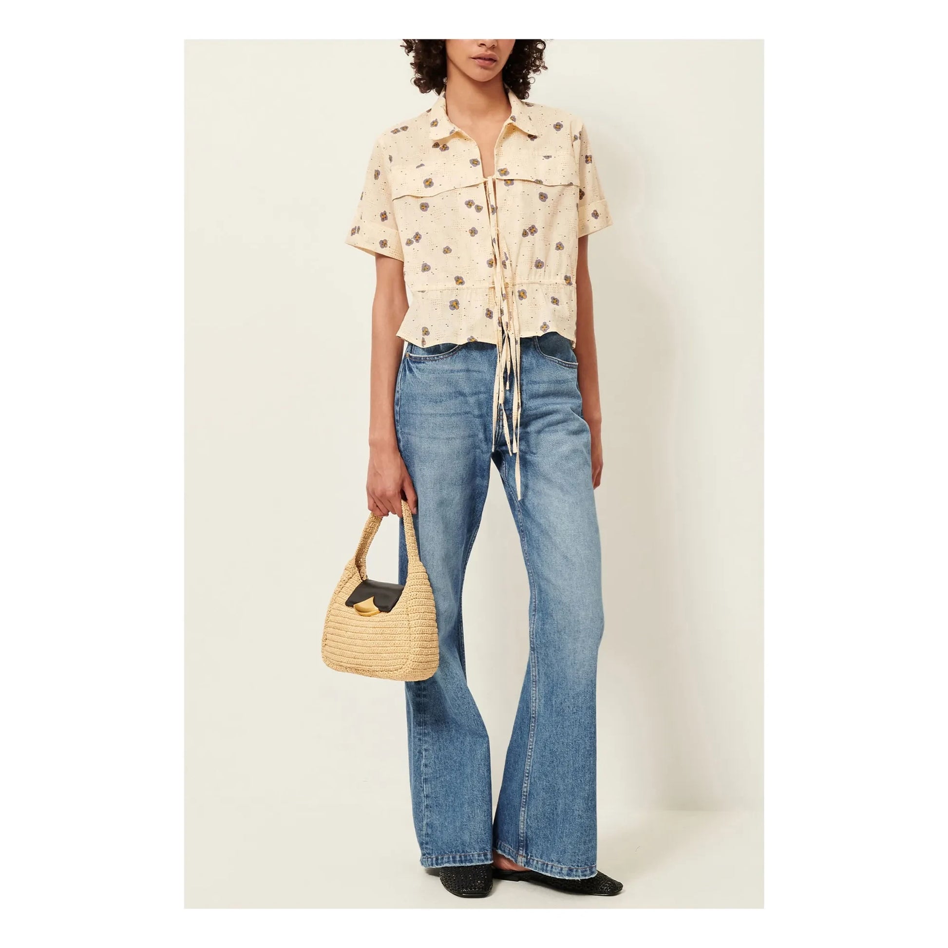 Sessùn - Chiavari cotton blouse | Cream