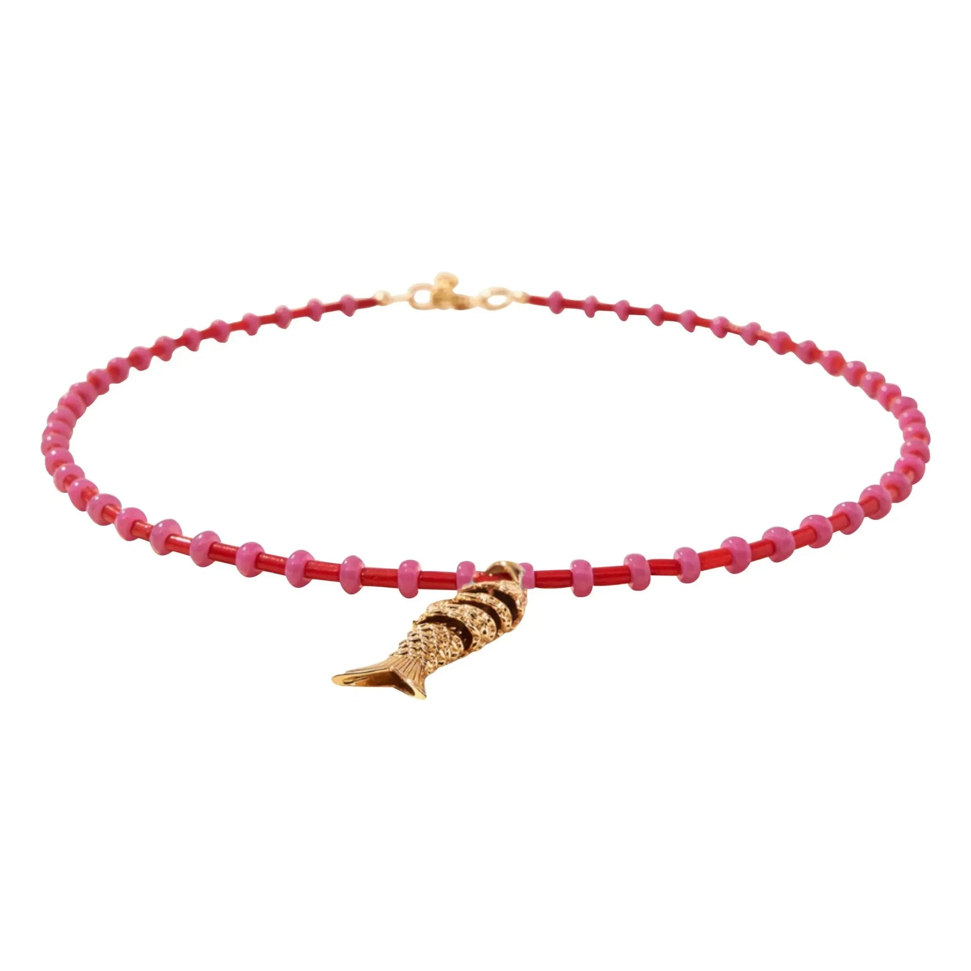 Camille Colette Studio - Collioure Fish Necklace | Red