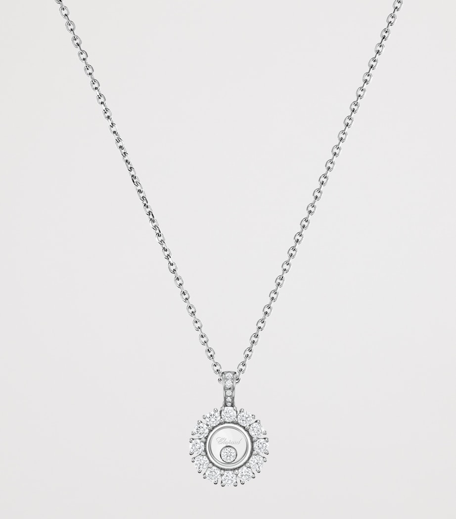 White Gold and Diamond Happy Diamonds Icons Joaillerie Necklace