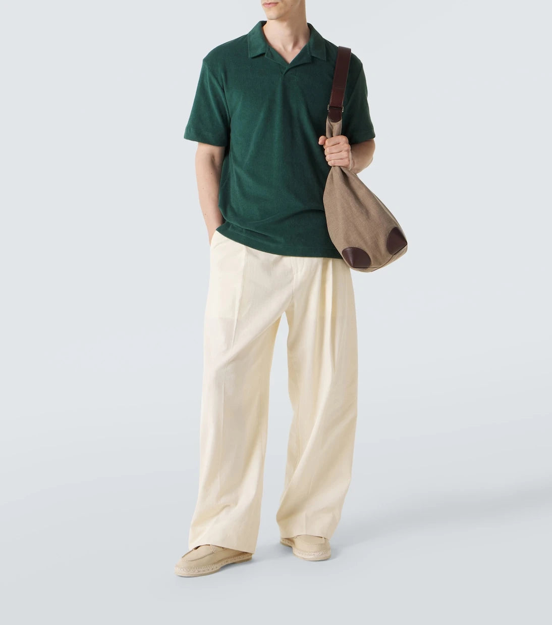 Sunspel - Cotton terry polo shirt