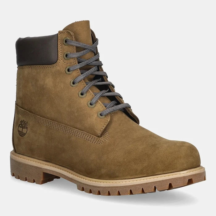 Timberland Premium 6 Inch Lace Up Waterproof Nubuk Outdoor Botları