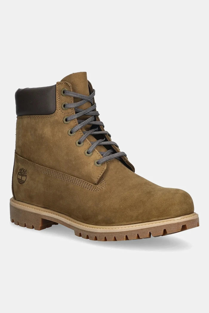 Timberland Premium 6 Inch Lace Up Waterproof Nubuk Outdoor Botları