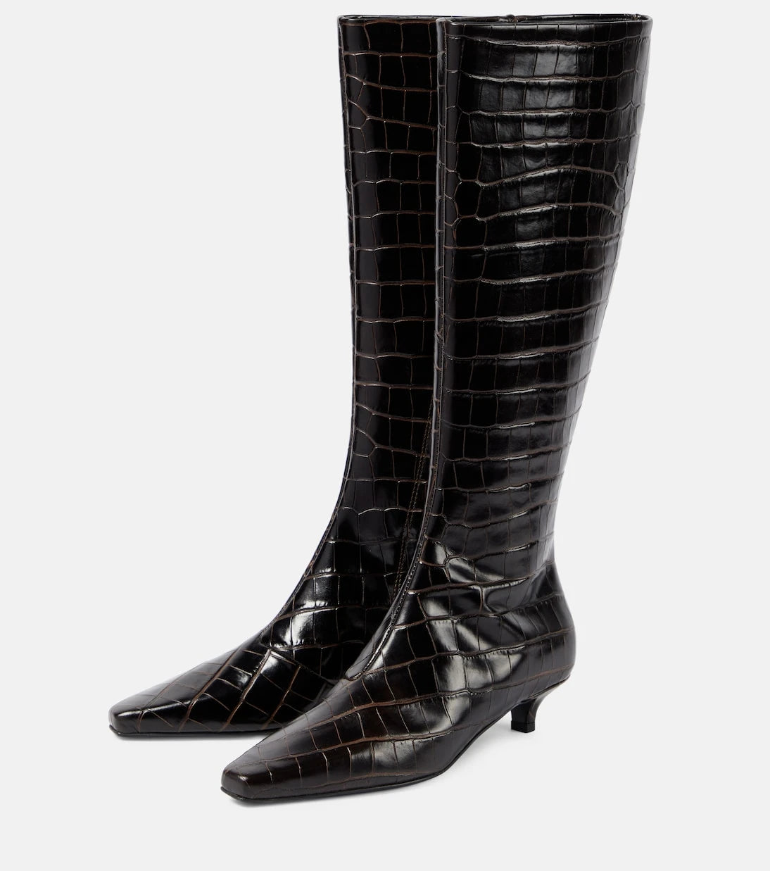 Toteme - Leather knee-high boots