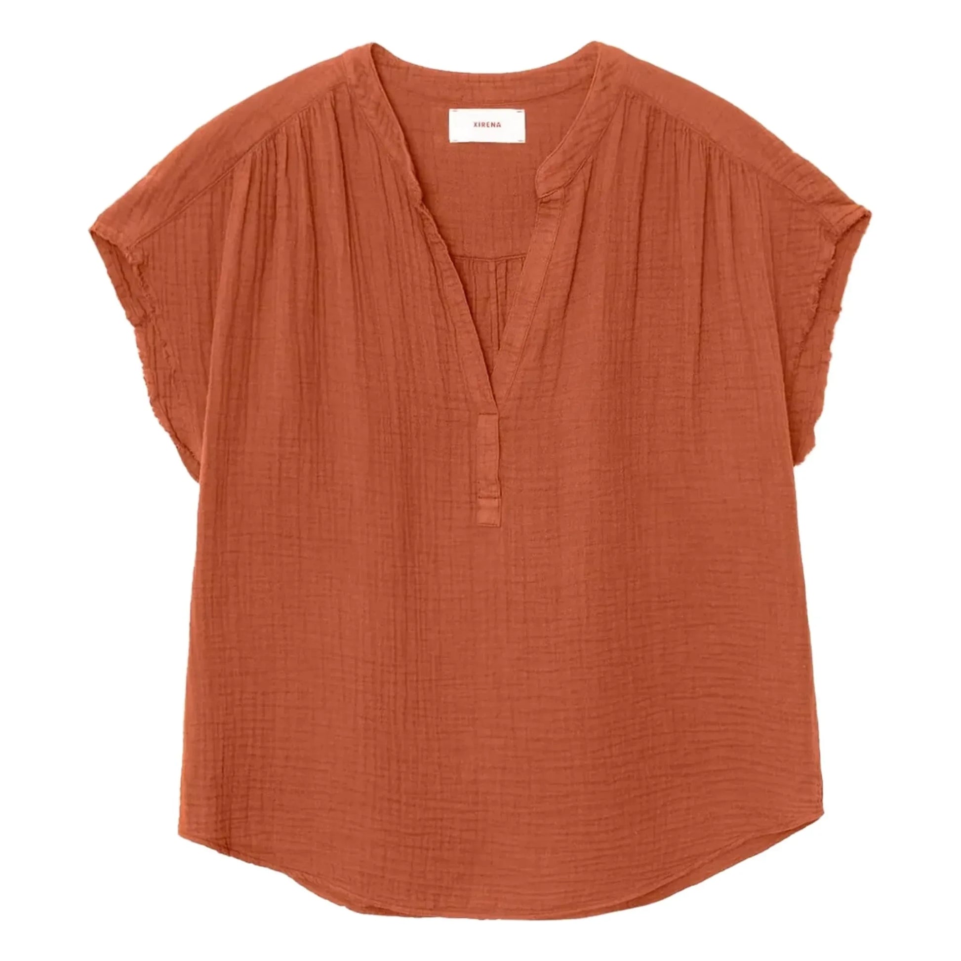 Xirena - Kane Cotton blouse | Rust