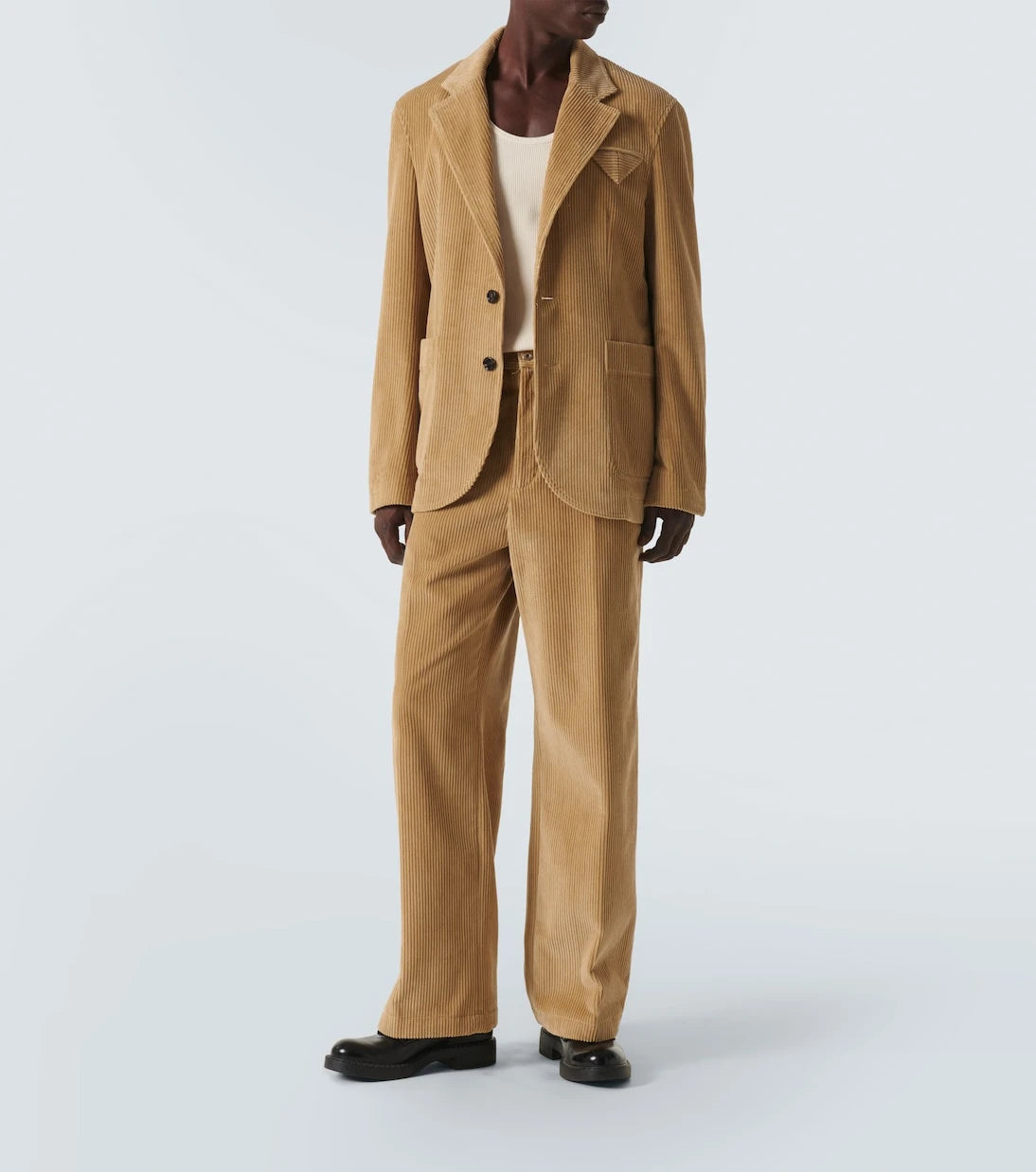 Bottega Veneta - Cotton corduroy straight pants