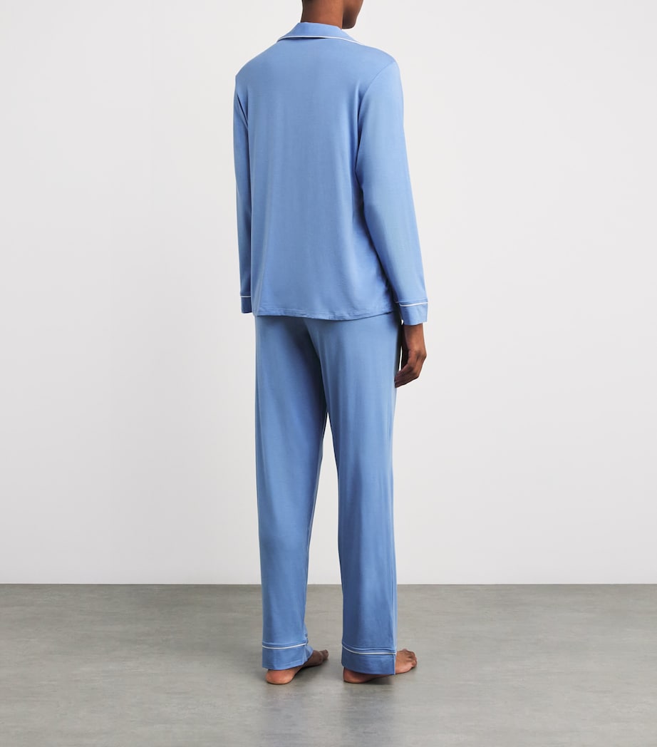 Eberjey Blue Stretch-Modal Gisele Pyjama Set