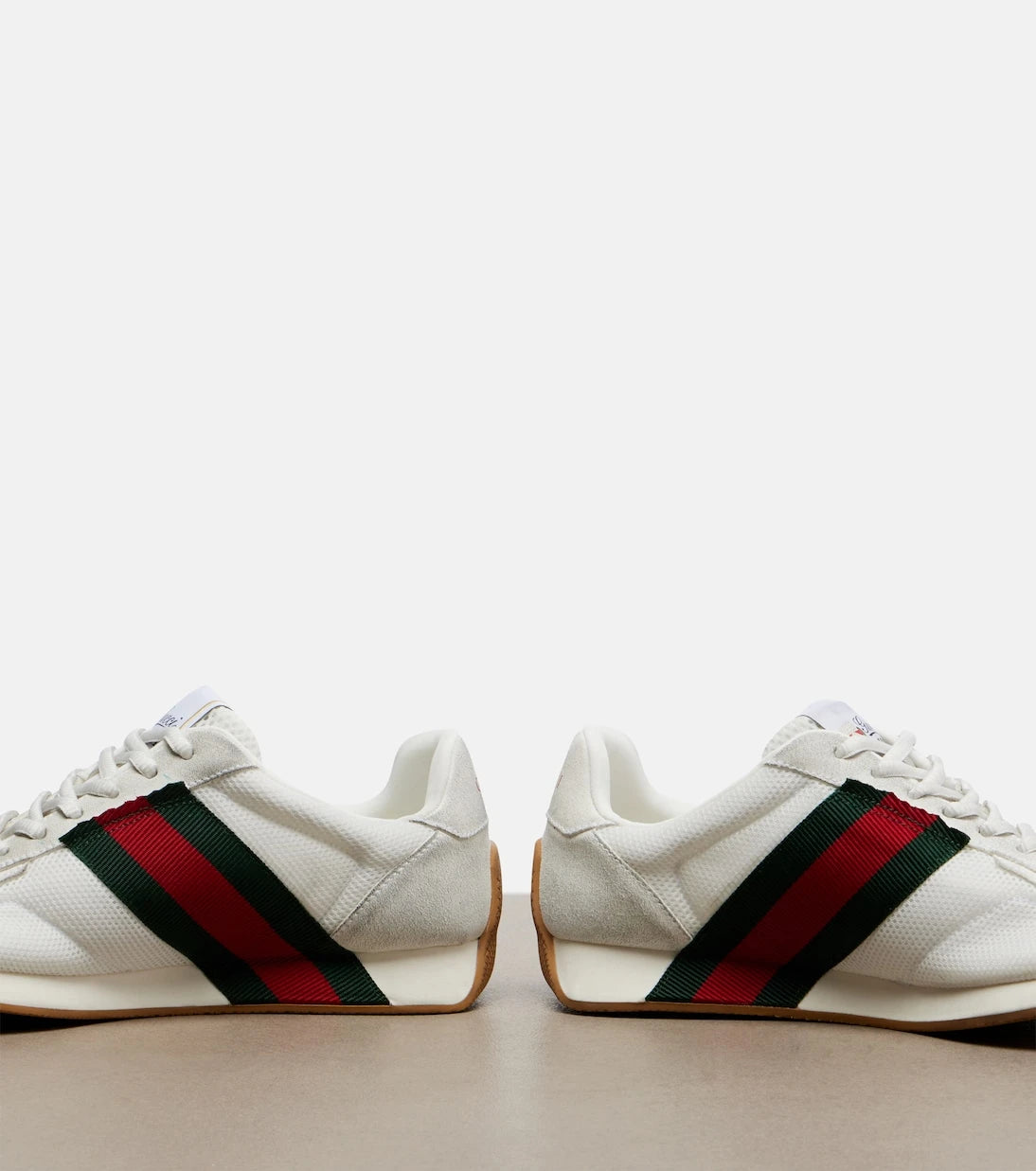 Gucci - Gucci Tempo suede-trimmed sneakers