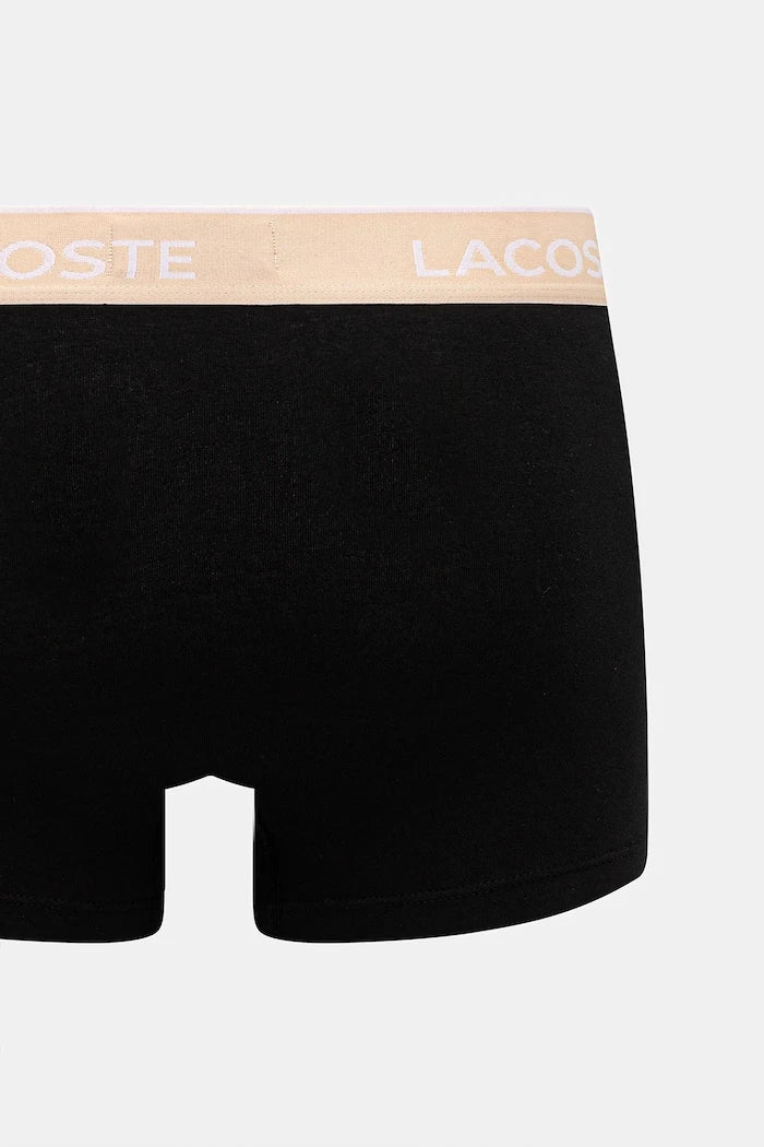 Lacoste erkek pamuklu elastan dar kesim boxer 3'lü