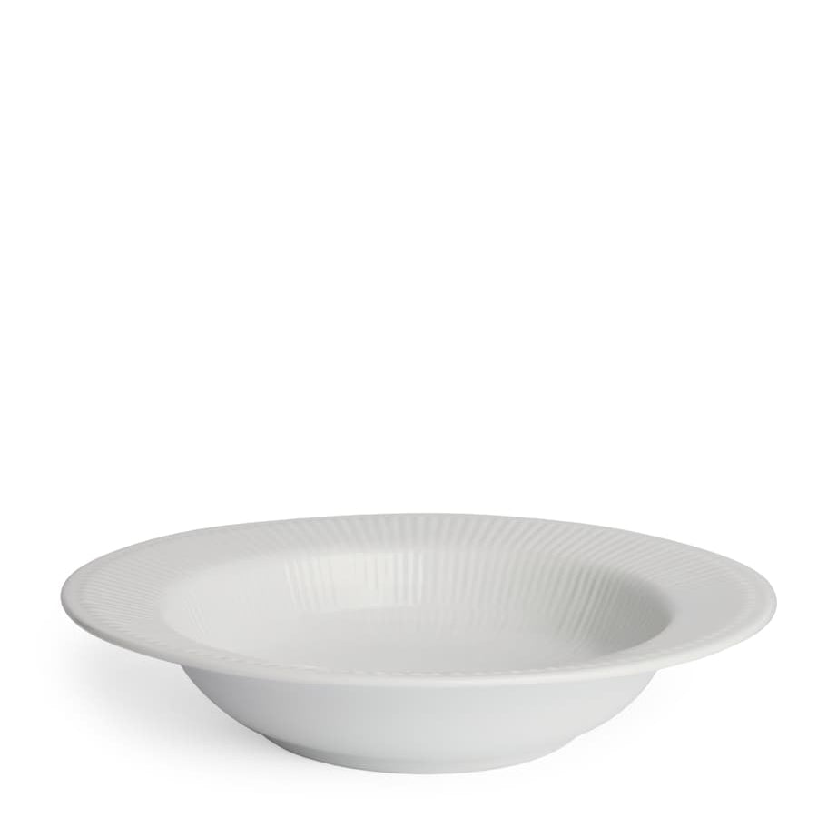 Royal Copenhagen White Fluted Deep Plate (30cm)
