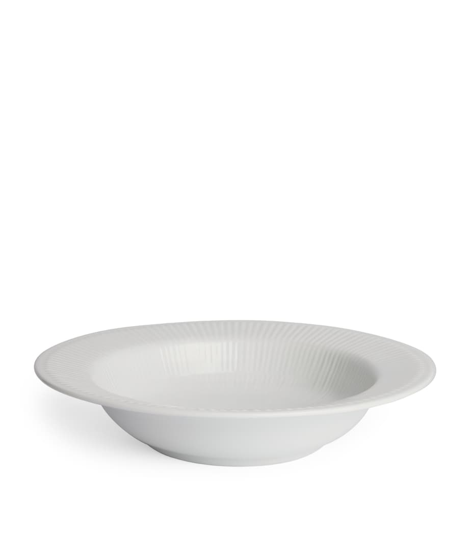 Royal Copenhagen White Fluted Deep Plate (30cm)
