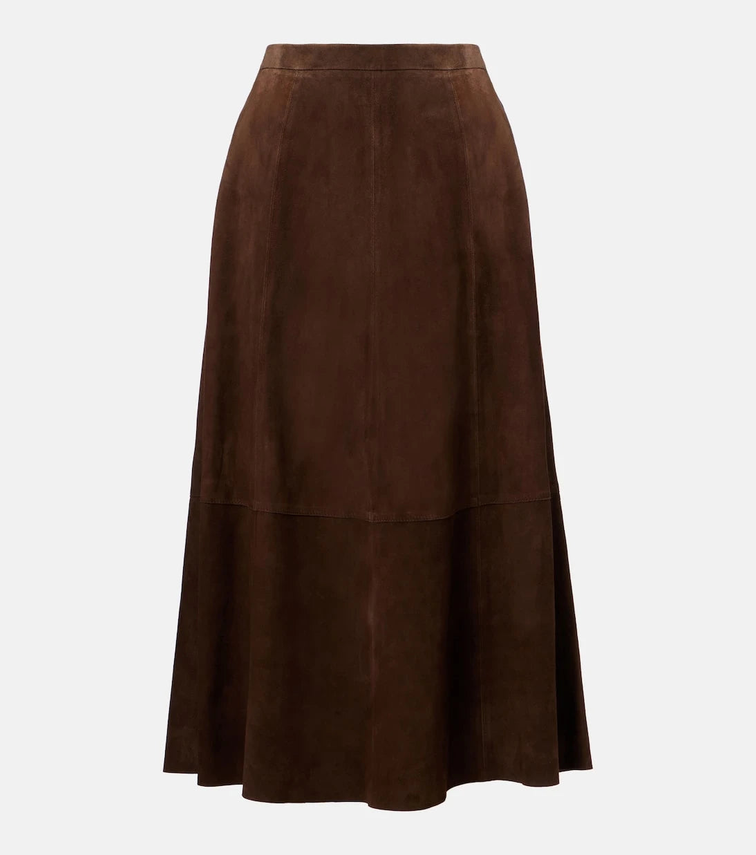 Vince - Suede midi skirt