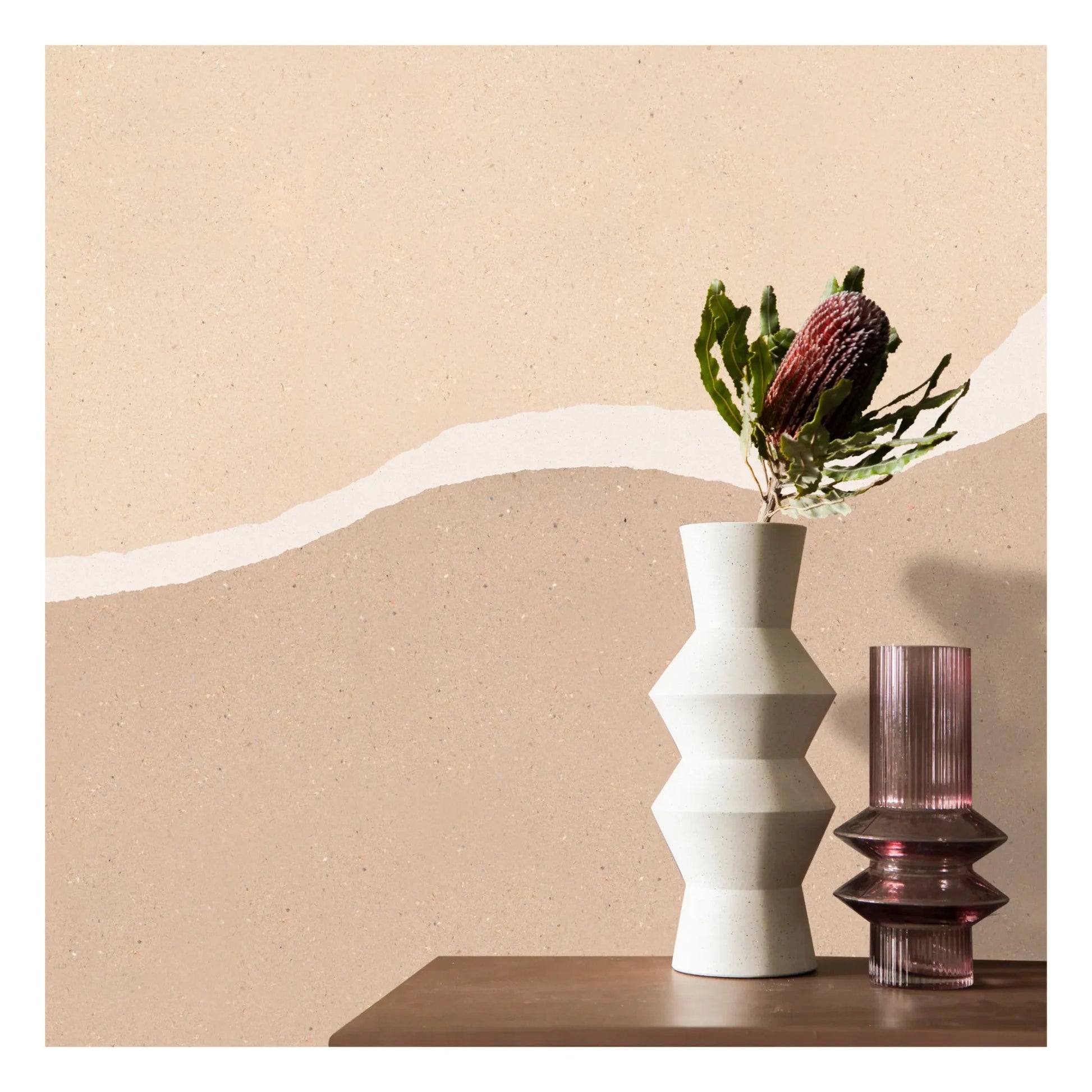 Edito - Duo Wallpaper - 2 sheets | Beige