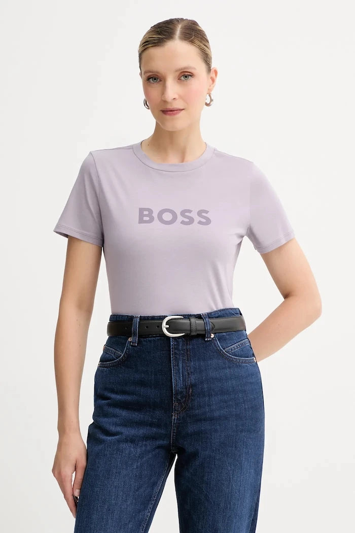 BOSS Orange C_Elogo_5 Pamuklu Tişört