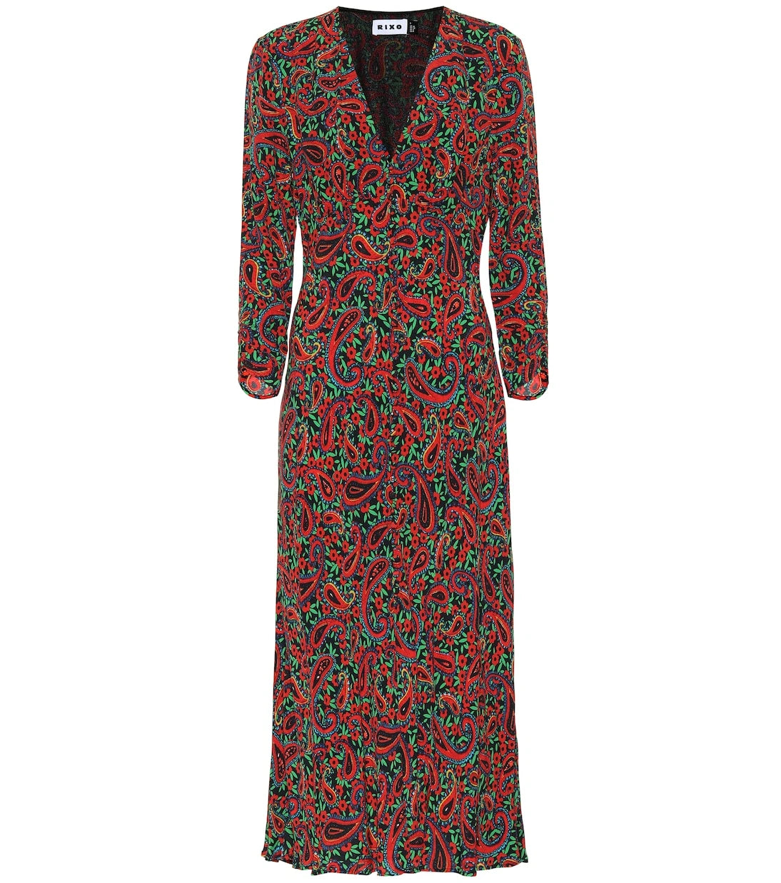 Rixo - Katie printed crêpe midi dress