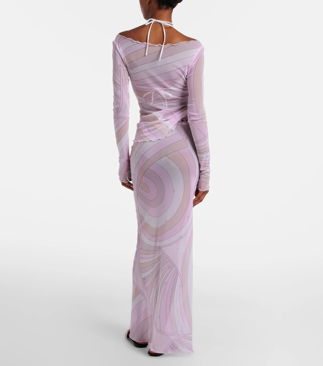 Pucci - Iride tulle maxi skirt