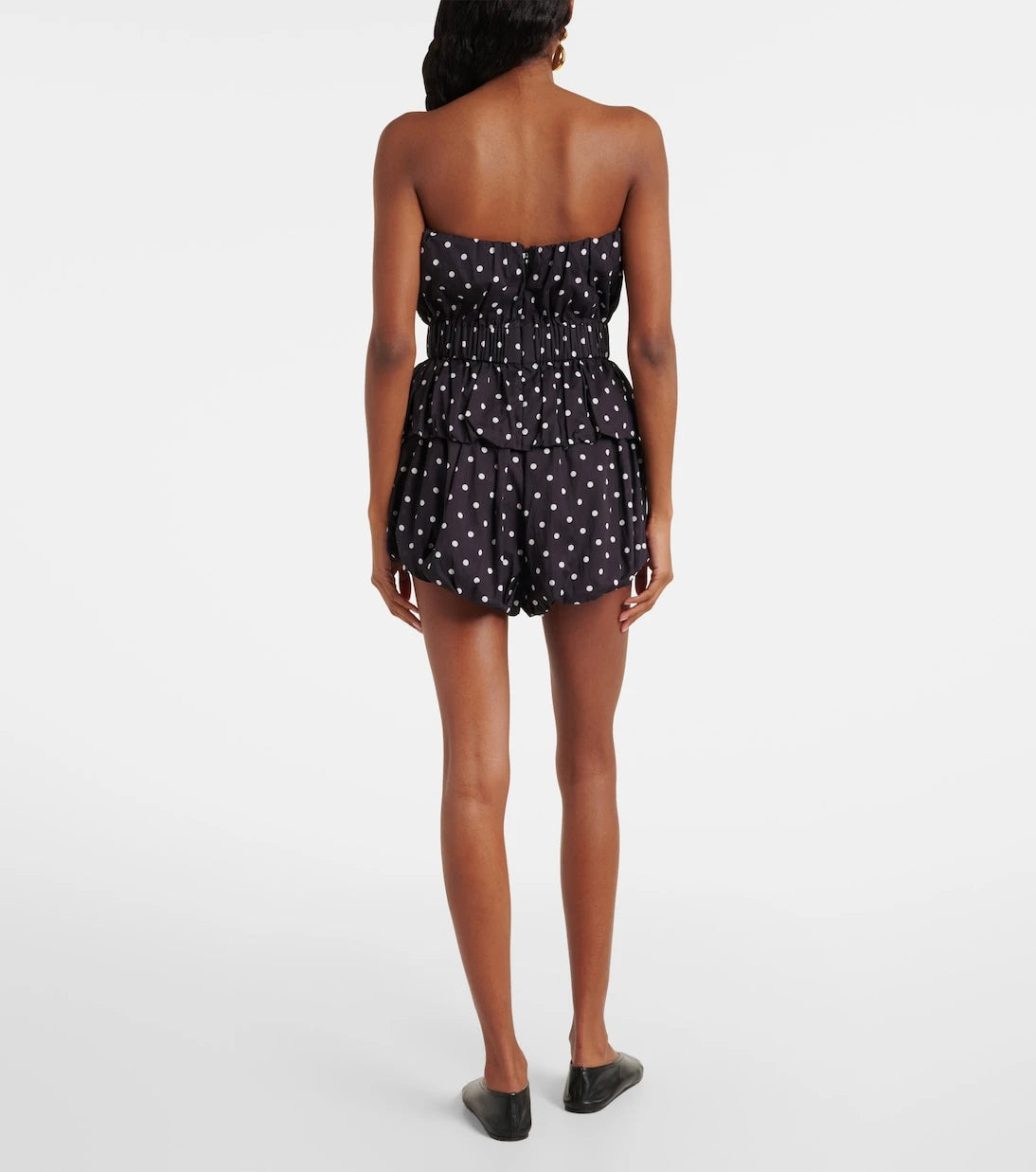 Posse - Aurelia polka-dot top