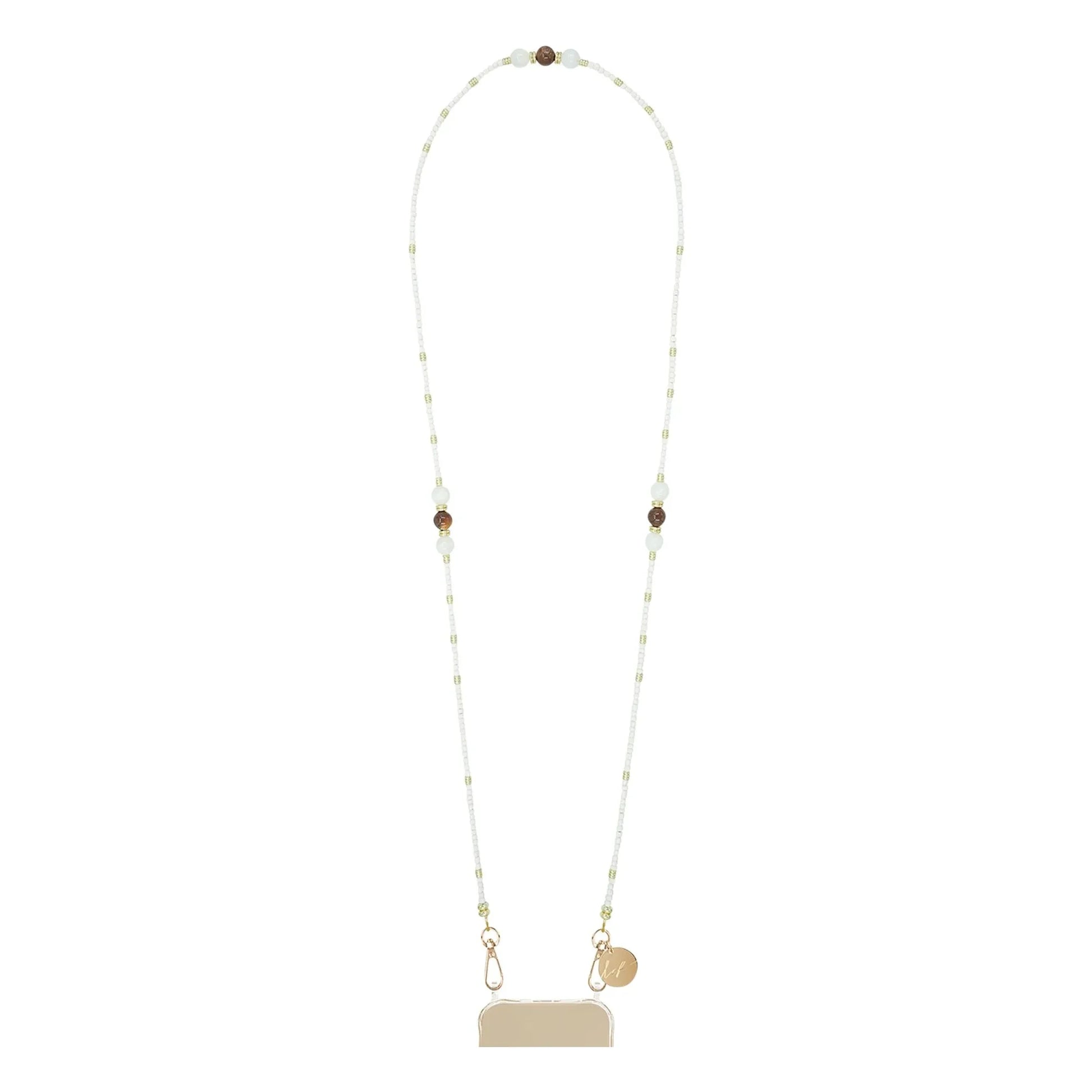 LaCoqueFrançaise - Iris long chain 120 cm | Beige