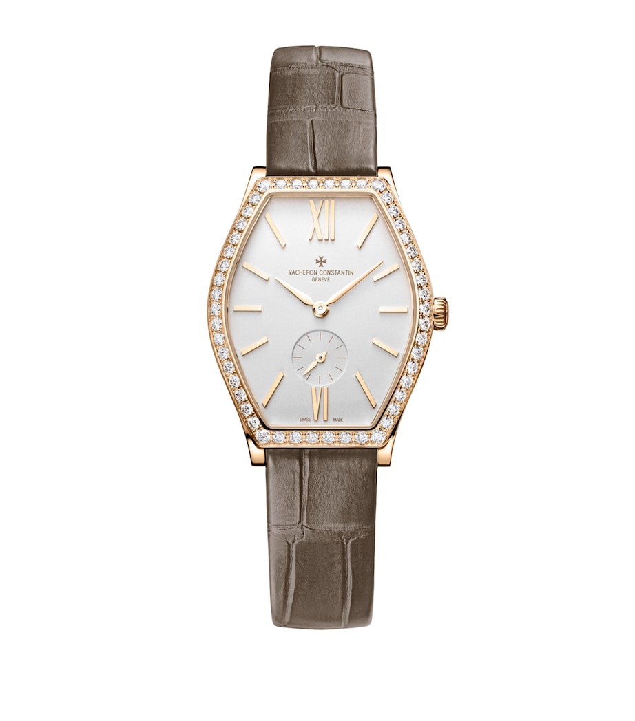 Rose Gold and Diamond Malte Watch 28.4mm