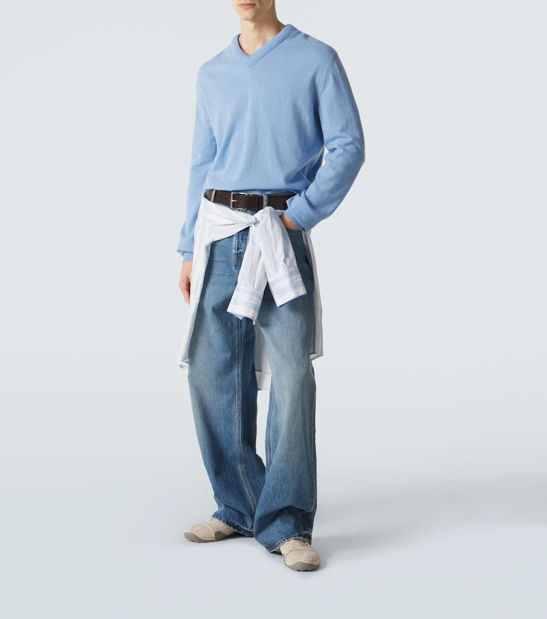 Jacquemus - Soluk düz kesim jean
