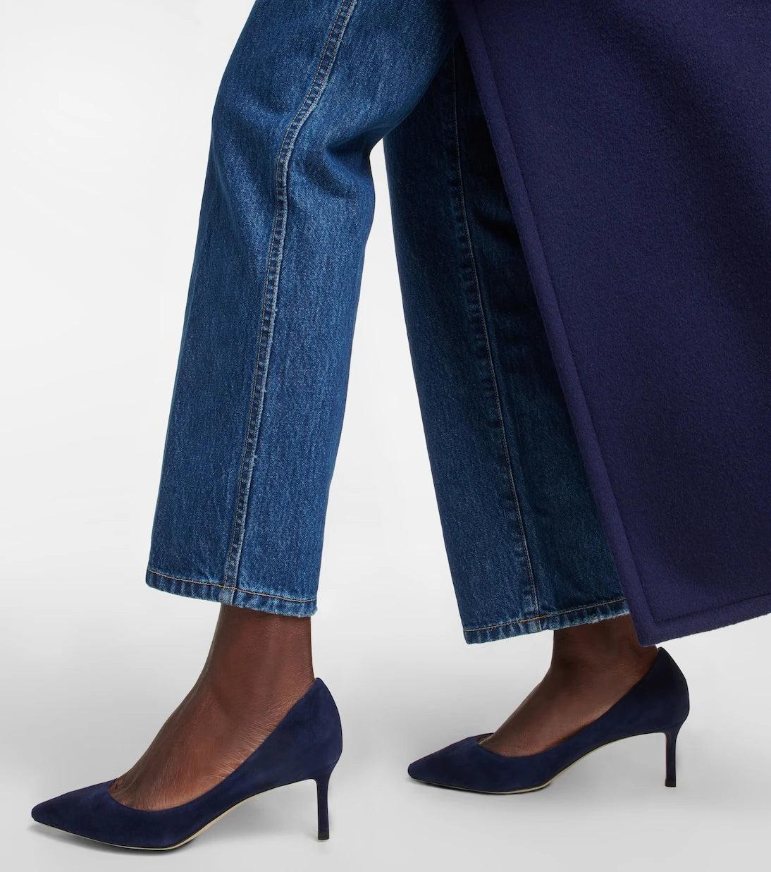 Jimmy Choo - Romy 60 süet stiletto ayakkabı