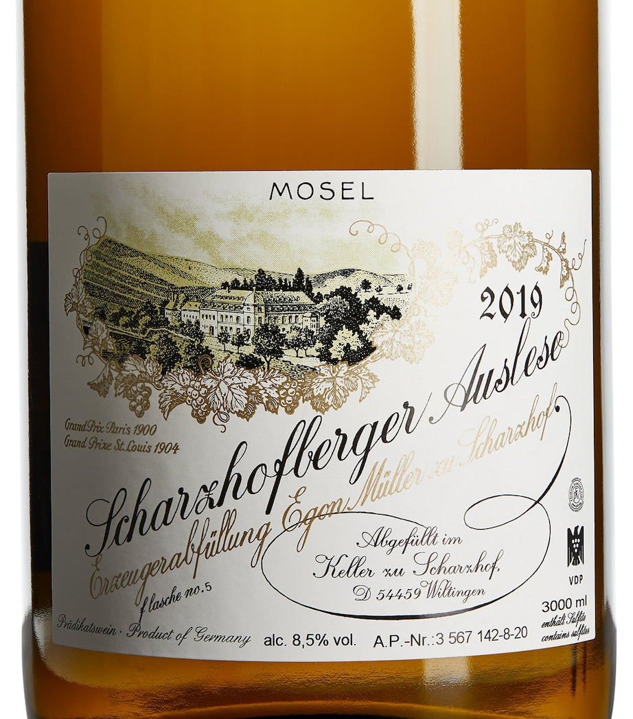 Egonmuller Scharzhofberger Riesling Auslese Blanc 2019 (3L) - Mosel, Germany