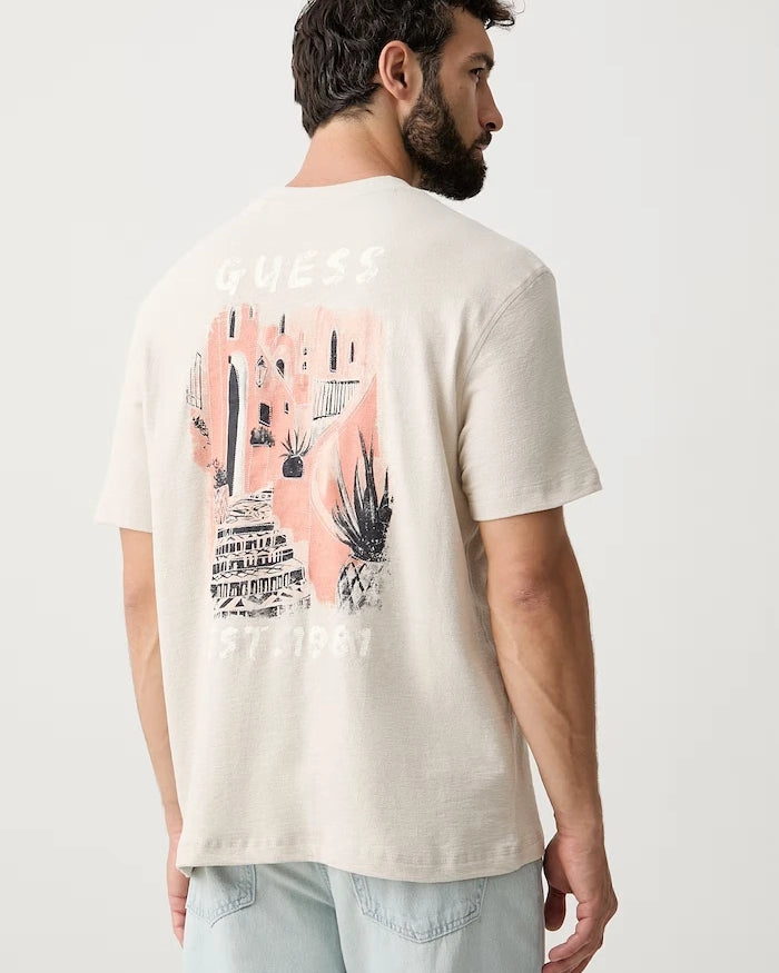 Guess erkek pamuklu sweatshirt tişört