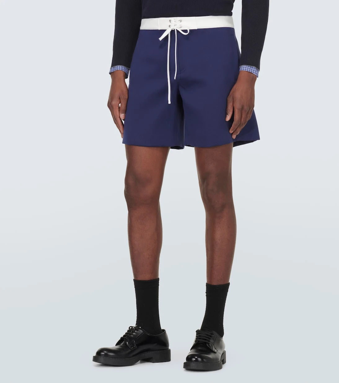 Miu Miu - Satin Bermuda shorts