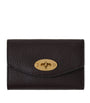 Black Leather Folded Darley Wallet